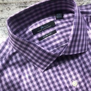NWOT Marc Anthony Slim Fit Purple Shirt - Small